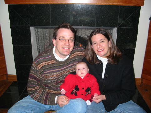 Bethany, Randy and Jane at 3 months